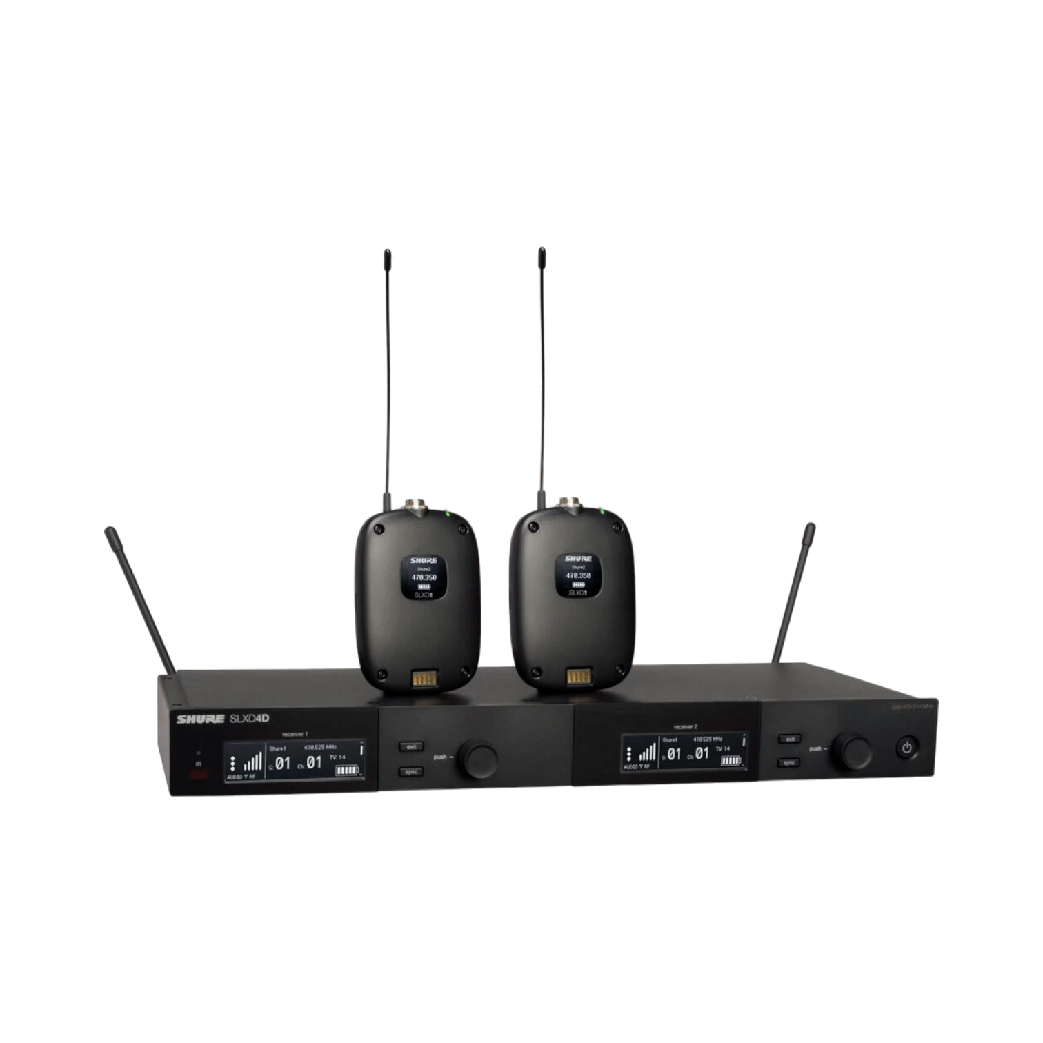 Shure SLXD14D Dual-Channel Digital Wireless Bodypack System — Being Shipped