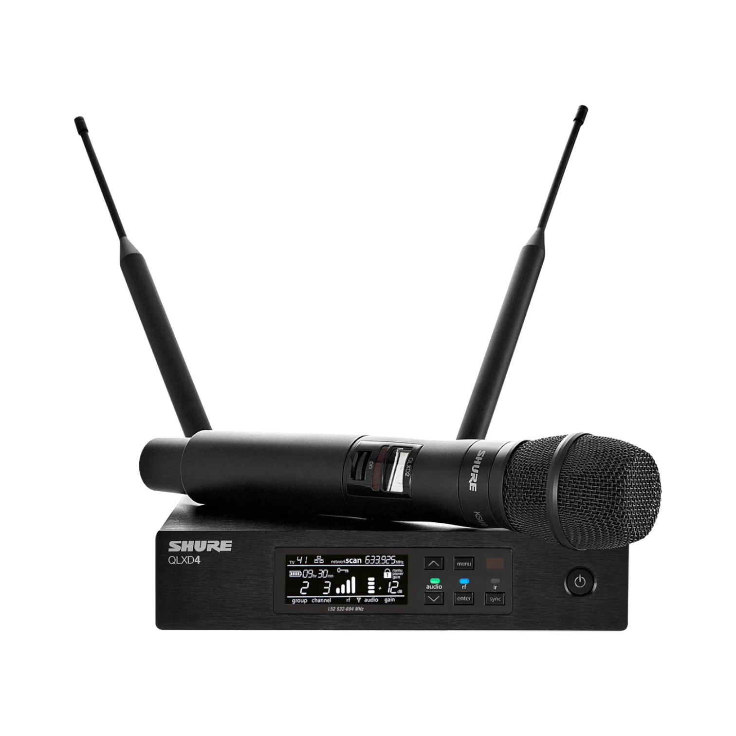 Shure QLXD2/KSM9 Digital Handheld Wireless Microphone Transmitter — Being Shipped