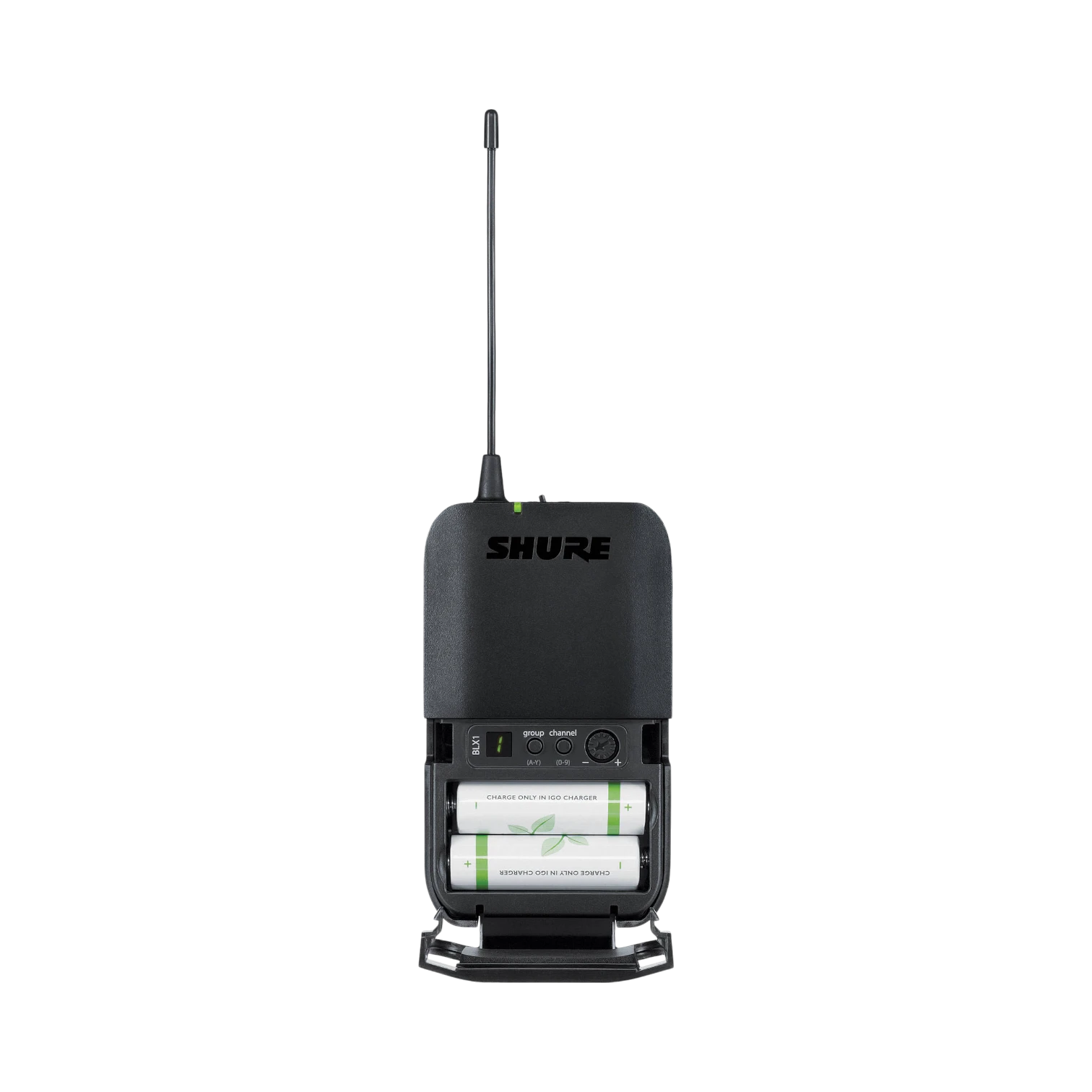 Shure BLX1 Wireless Bodypack Transmitter (H11: 572 to 596 MHz) — Being Shipped