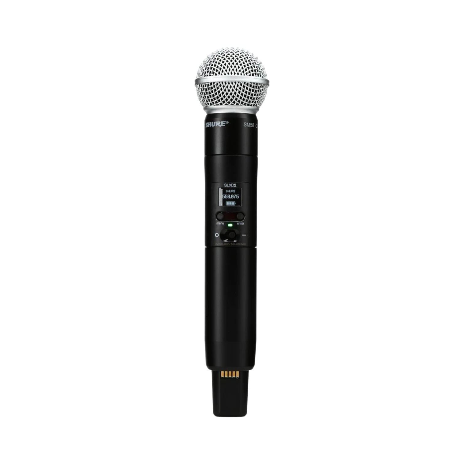 Shure SLXD2/SM58 Digital Wireless Handheld Microphone Transmitter with SM58 Capsule — Being Shipped