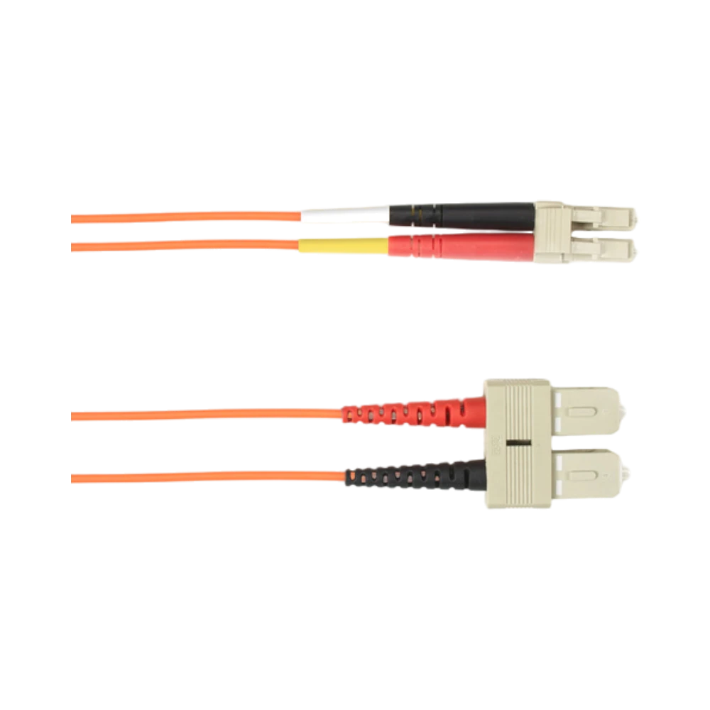 Black Box 9.8ft Multimode Fiber Optic Patch Cable 50/125 OM2 (Orange) — Being Shipped