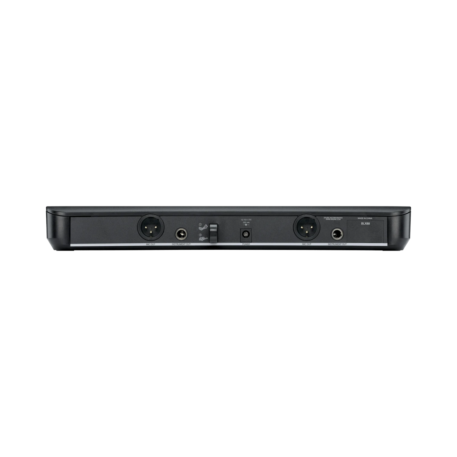 Shure BLX88 Dual-Channel Tabletop Wireless Receiver — Being Shipped