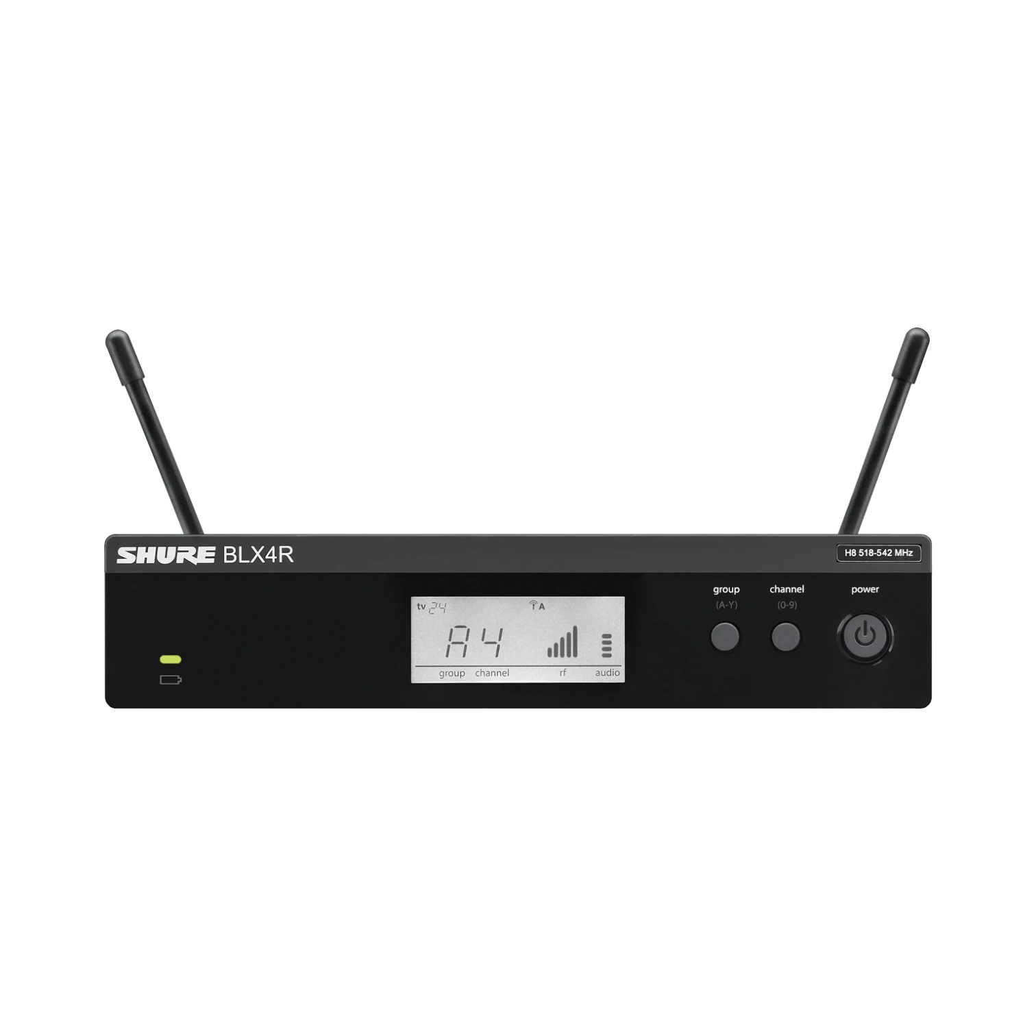 Shure BLX4R Rackmount Wireless Receiver (H11: 572 to 596 MHz) — Being Shipped