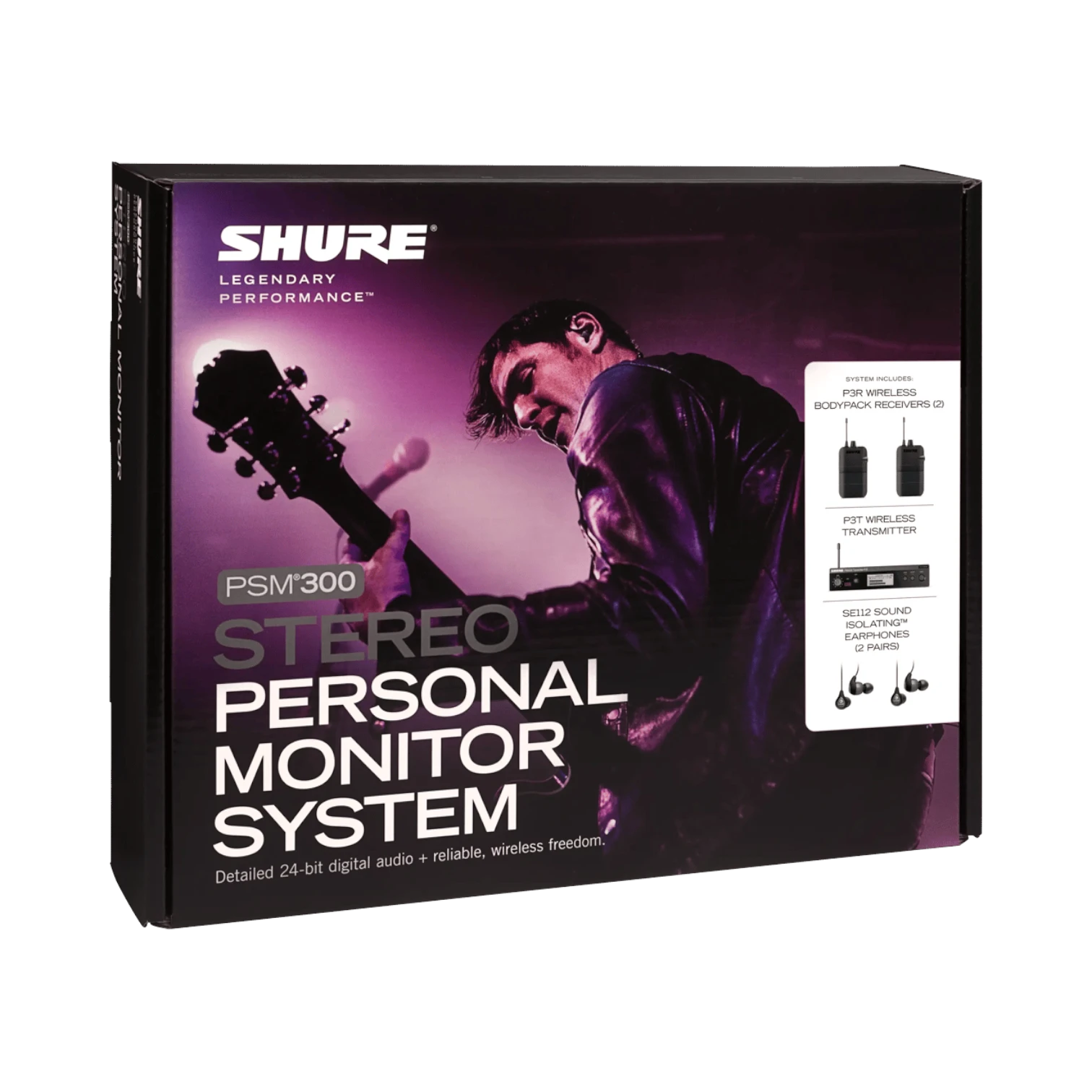 Shure PSM 300 Twin-Pack Wireless In-Ear Monitor Kit (G20: 488 to 512 MHz) — Being Shipped