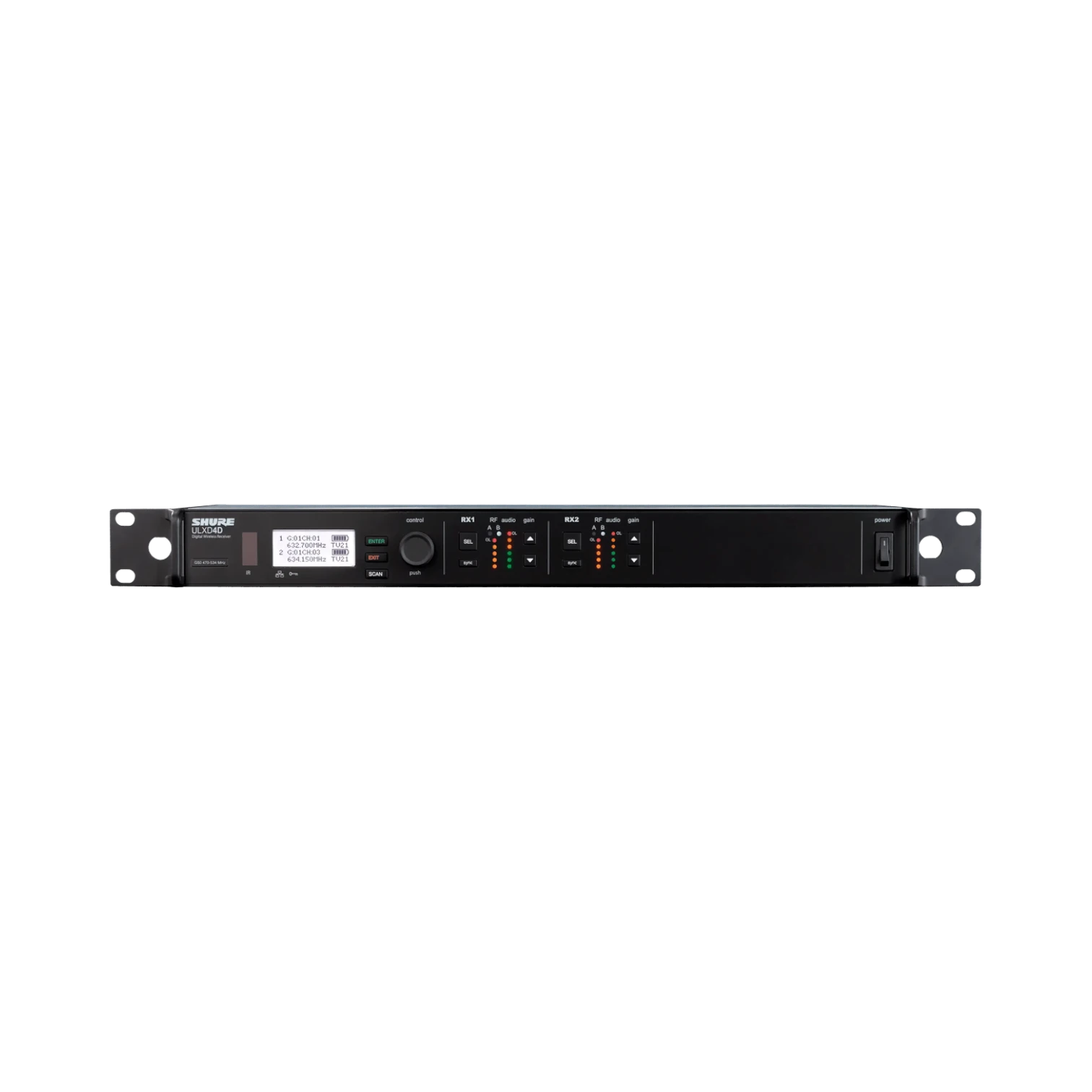 Shure ULXD4D Dual-Channel Digital Wireless Receiver — Being Shipped