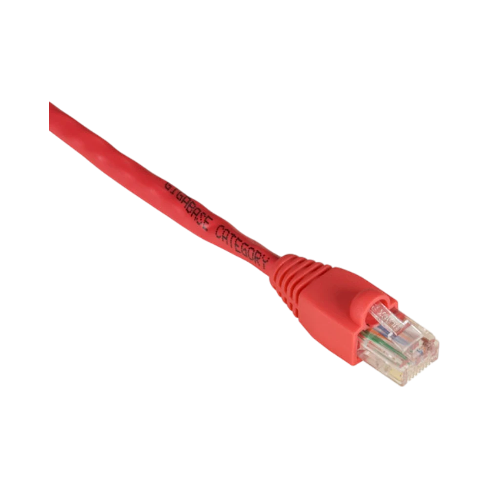 Black Box 6ft CAT5e Crossover Patch Cable Snagless UTP (Red) — Being Shipped