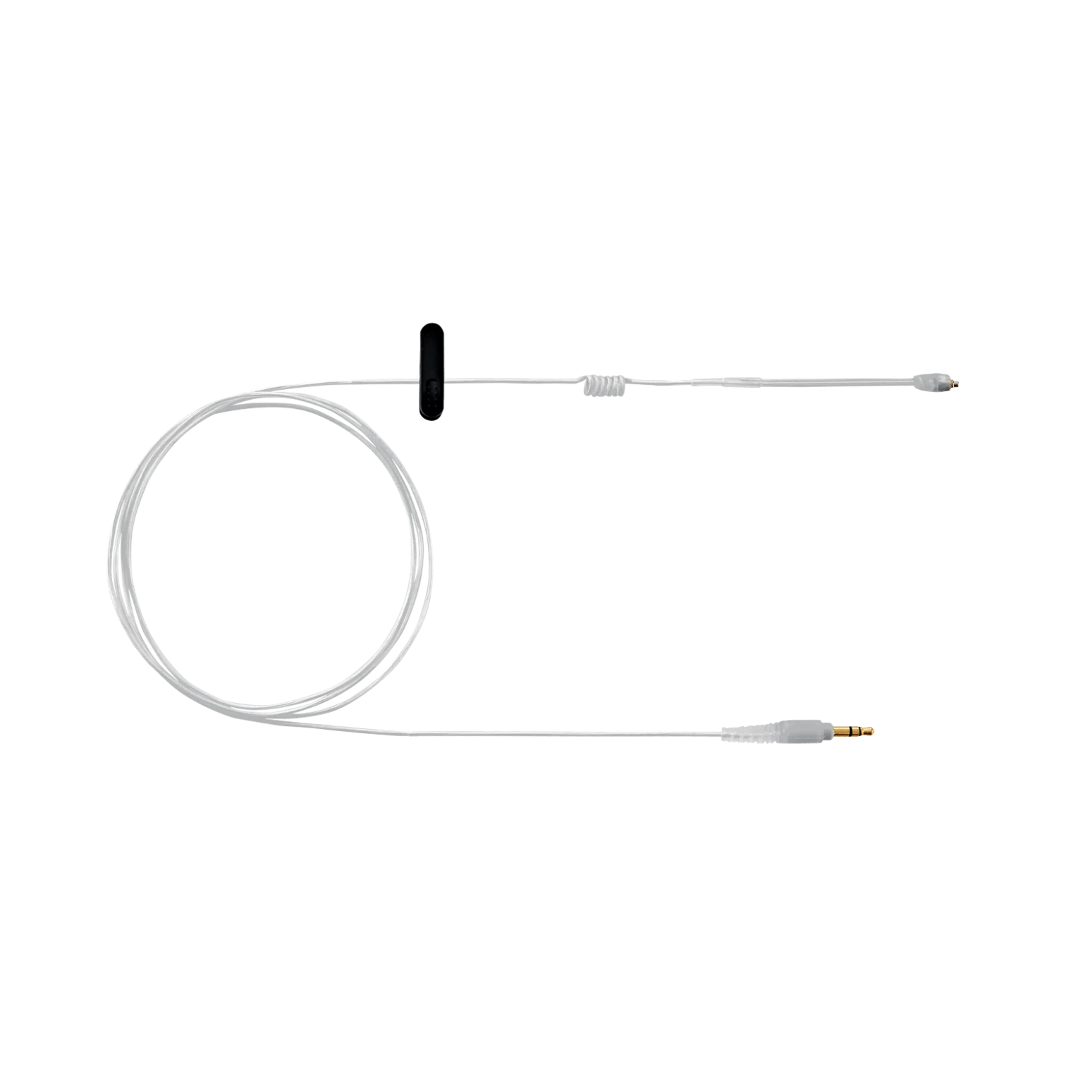 Shure EAC-IFB Coiled IFB Earphone Cable with Clip (Clear) — Being Shipped