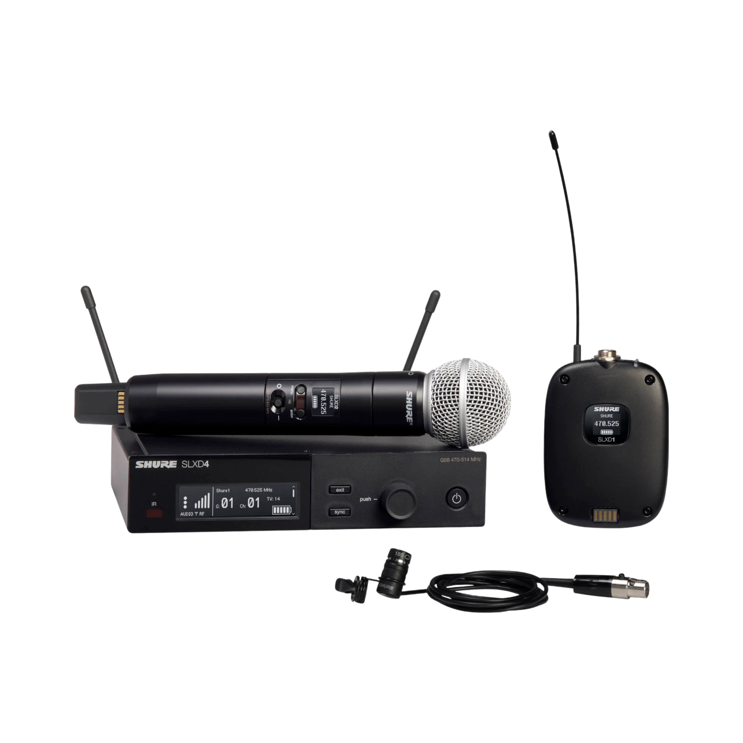 Shure SLXD124/85 Digital Wireless Combo Microphone System — Being Shipped