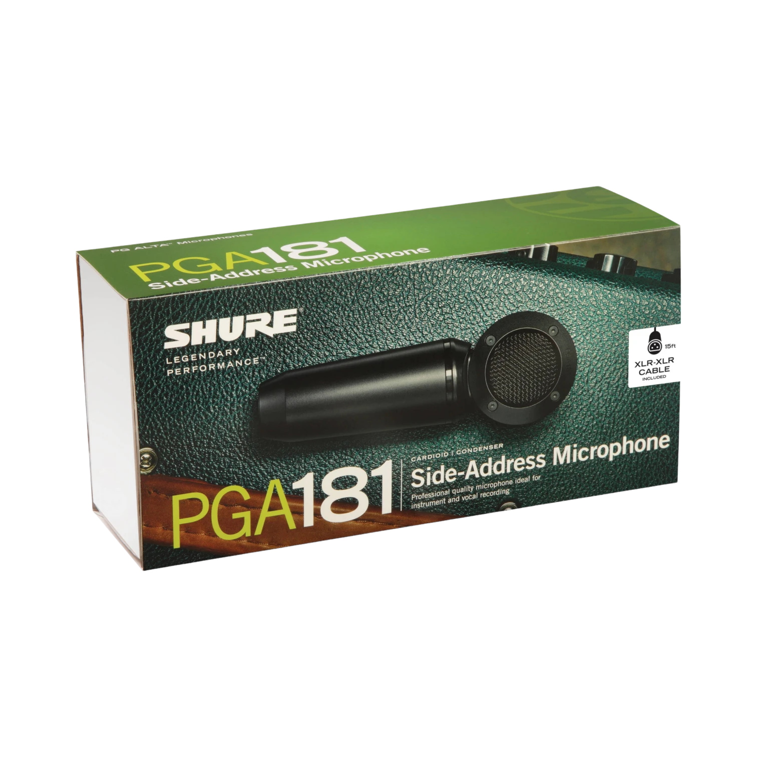 Shure PGA181 Side-Address Condenser Microphone (XLR Cable) — Being Shipped