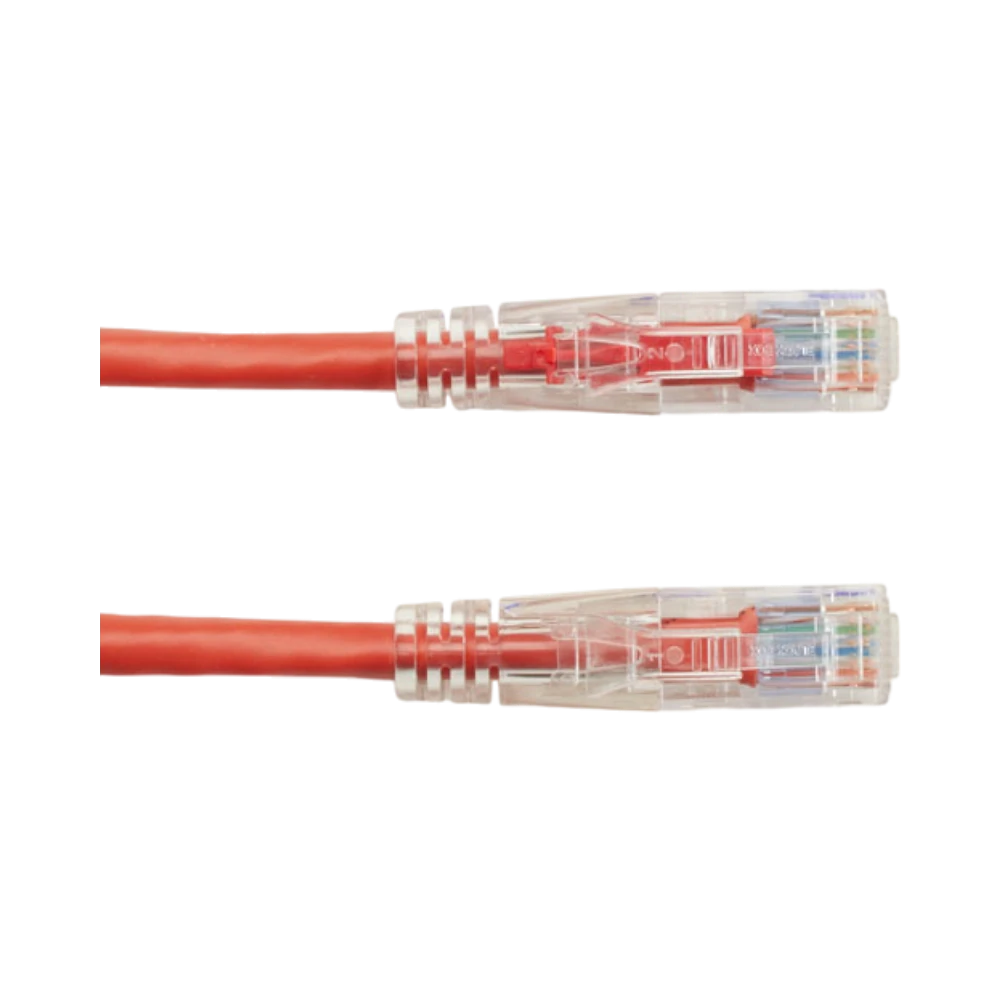 Black Box 10ft GigaTrue 3 CAT6 550-MHz Snagless Ethernet Cable (Red) — Being Shipped