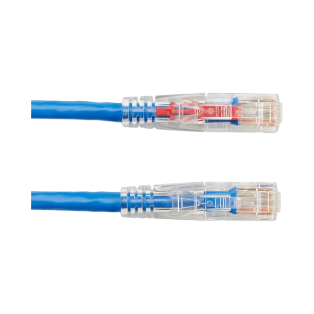 Black Box 5ft GigaTrue 3 CAT6 Lockable Patch Cable (Blue) — Being Shipped