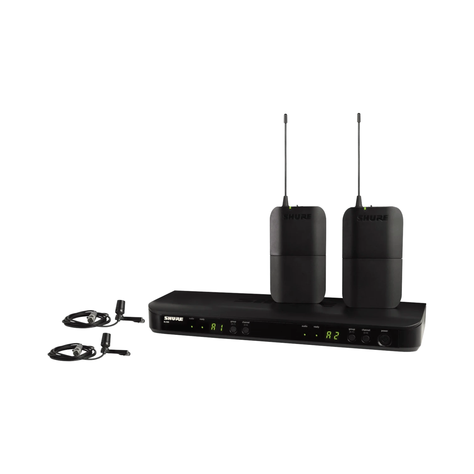 Shure BLX188/CVL Dual-Channel Wireless Cardioid Lavalier Microphone System — Being Shipped