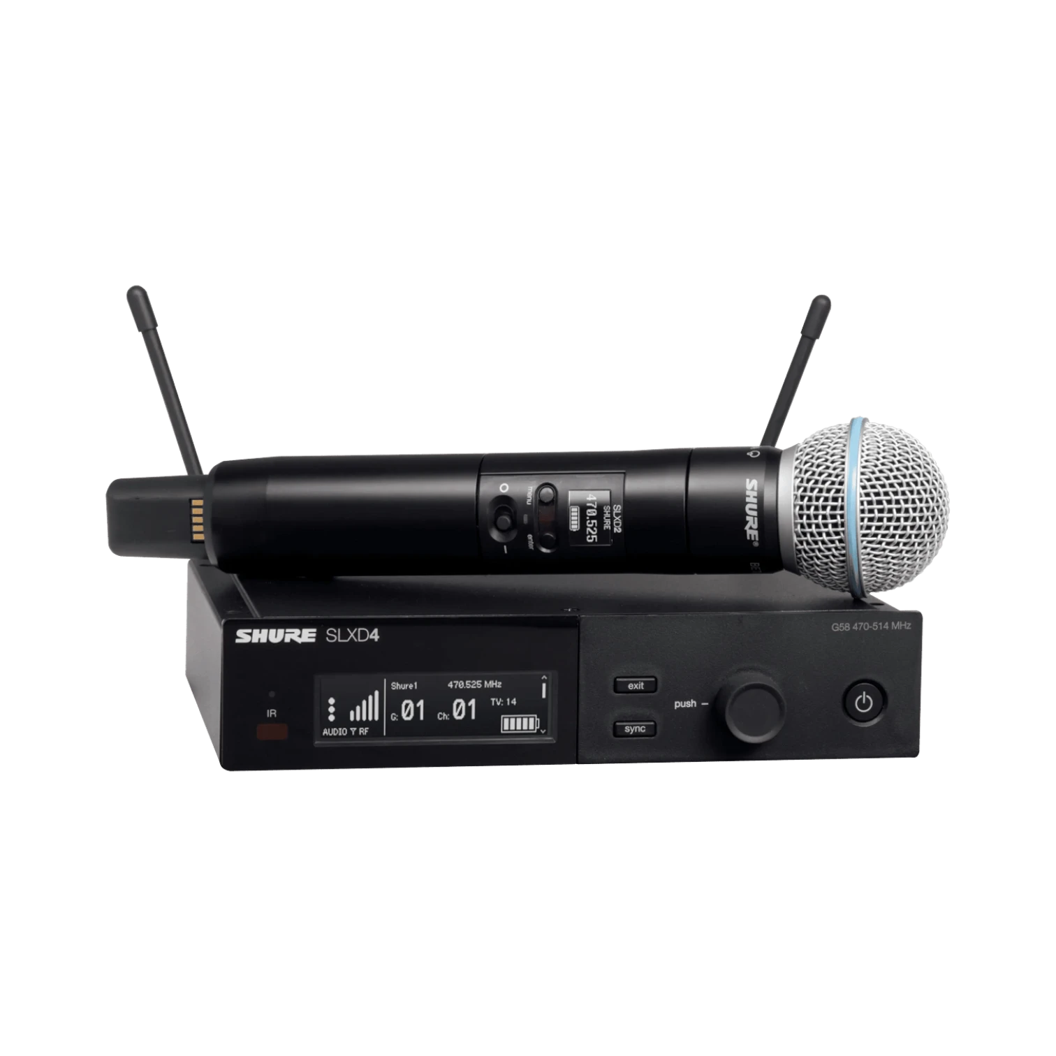 Shure SLXD2/B58 Digital Wireless Handheld Microphone Transmitter — Being Shipped