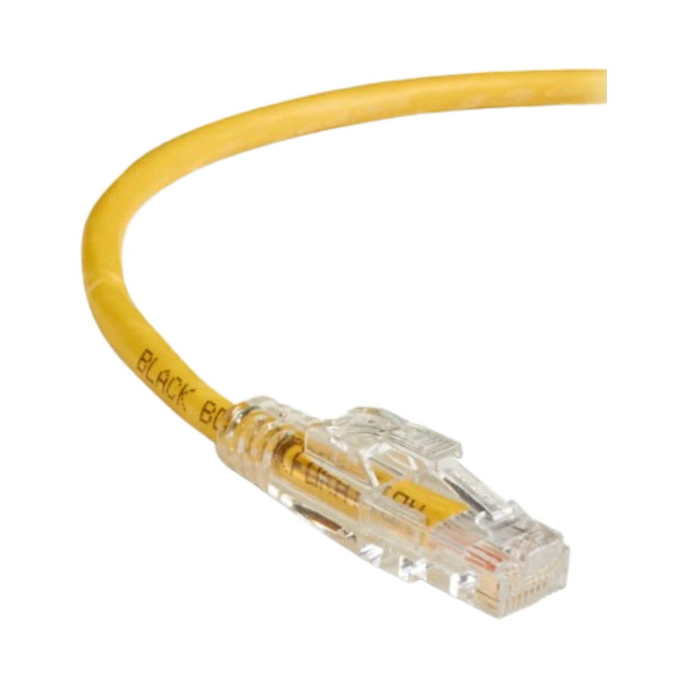 Black Box 3ft CAT6 550MHz Locking Ethernet Patch Cable (Yellow) — Being Shipped