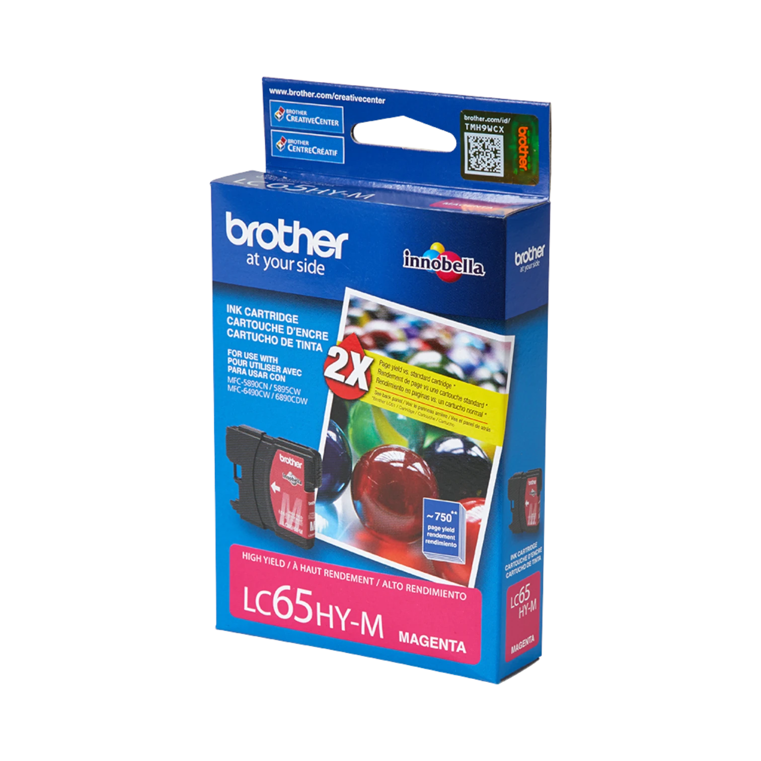 Brother LC65HYM High-Yield Magenta Ink Cartridge — Being Shipped