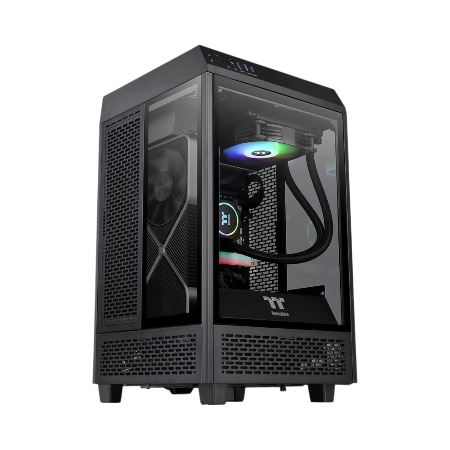 Thermaltake The Tower 100 Mini ITX Chassis (Black) — Being Shipped