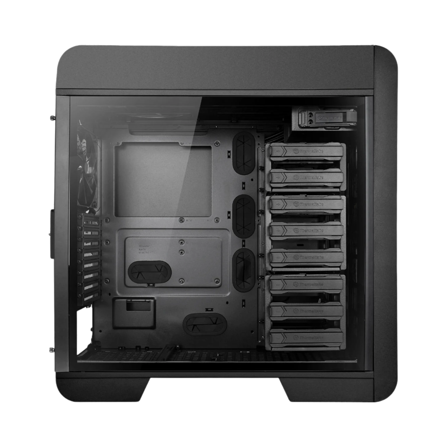 Thermaltake Core V71 Tempered Glass Full-Tower Chassis (Black) — Being Shipped