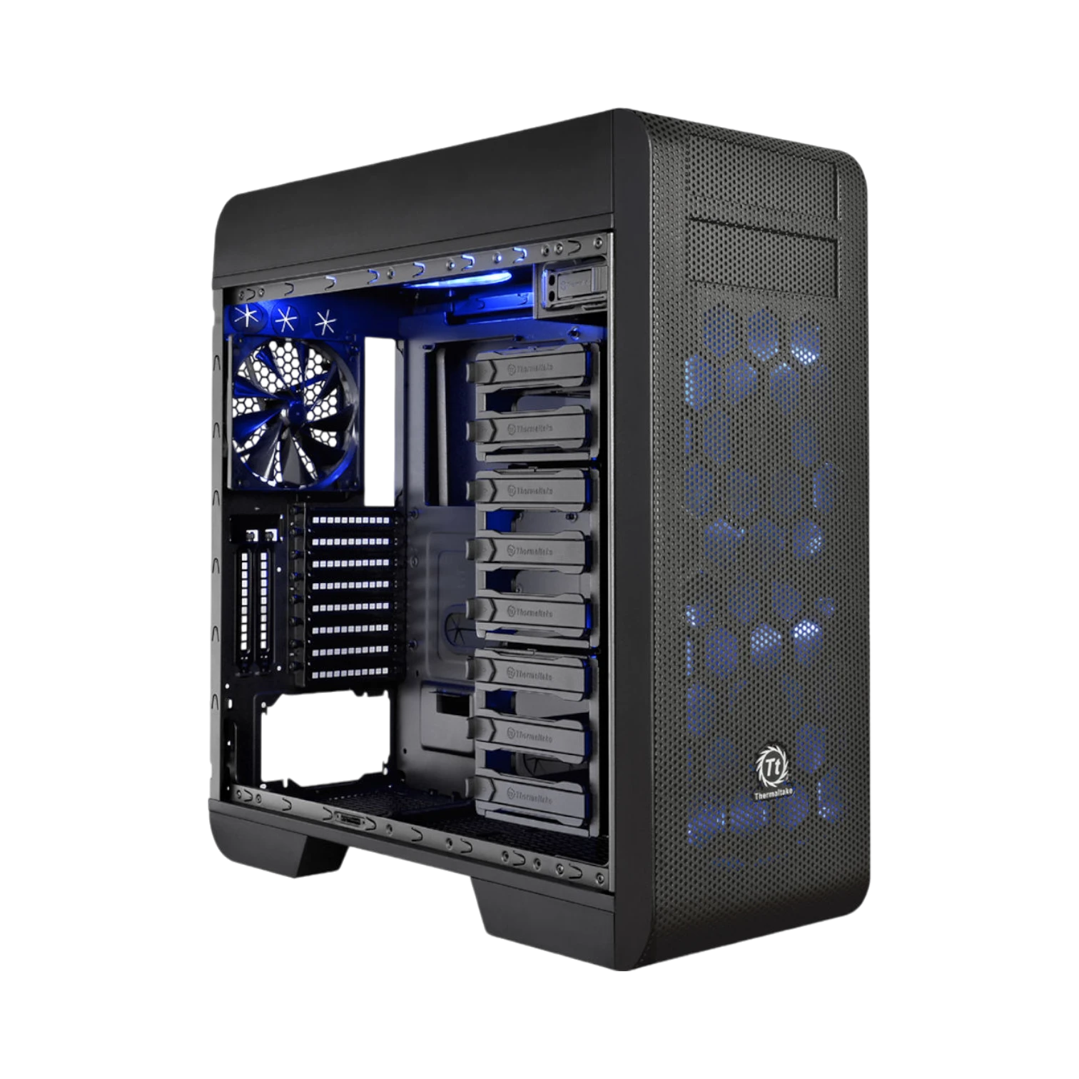 Thermaltake Core V71 Tempered Glass Full-Tower Chassis (Black) — Being Shipped