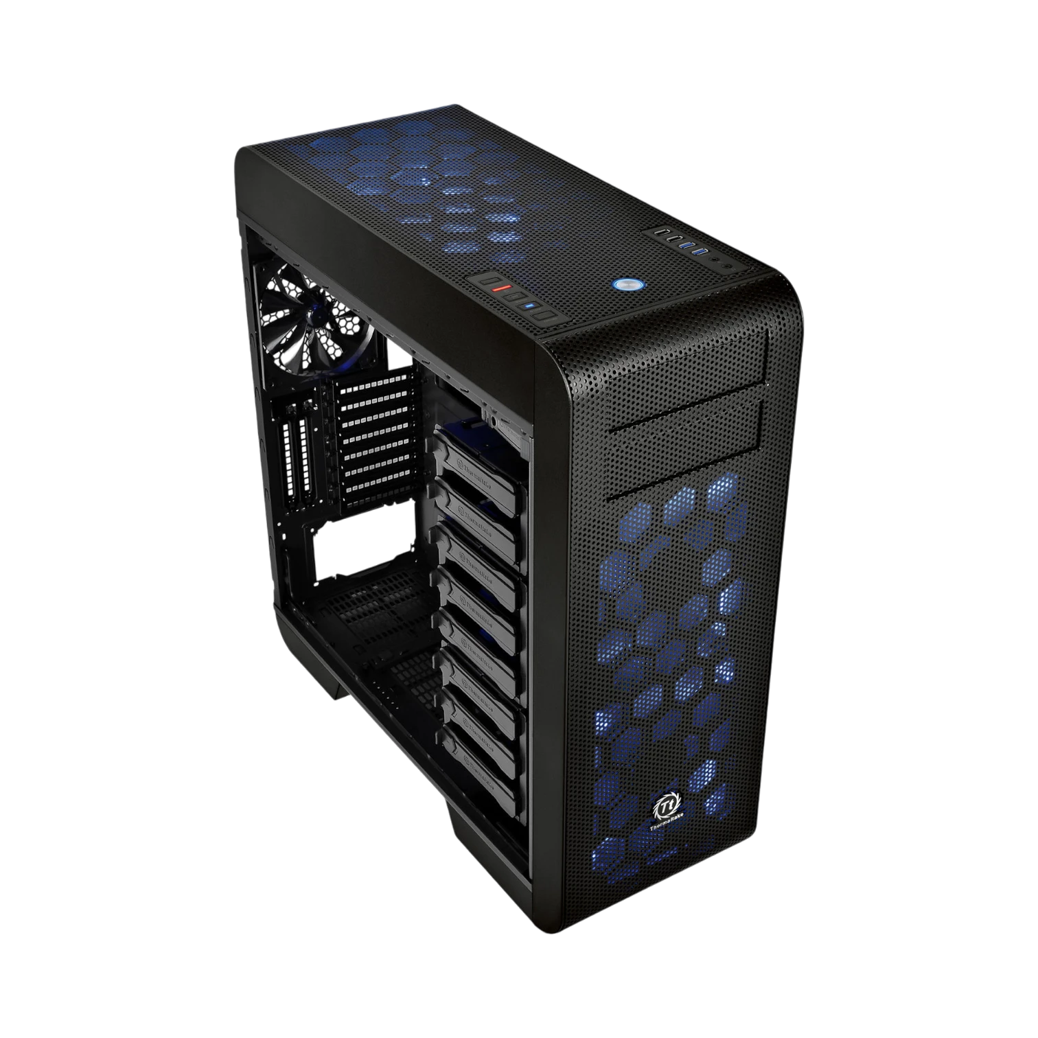 Thermaltake Core V71 Tempered Glass Full-Tower Chassis (Black) — Being Shipped