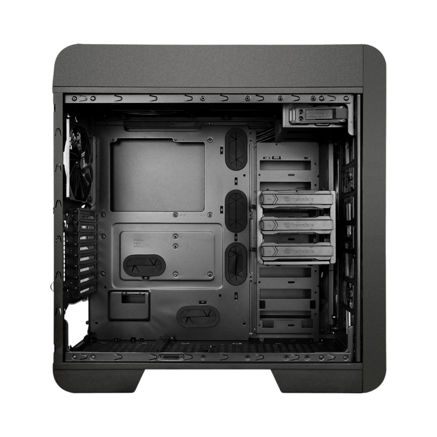 Thermaltake Core V71 Tempered Glass Full-Tower Chassis (Black) — Being Shipped