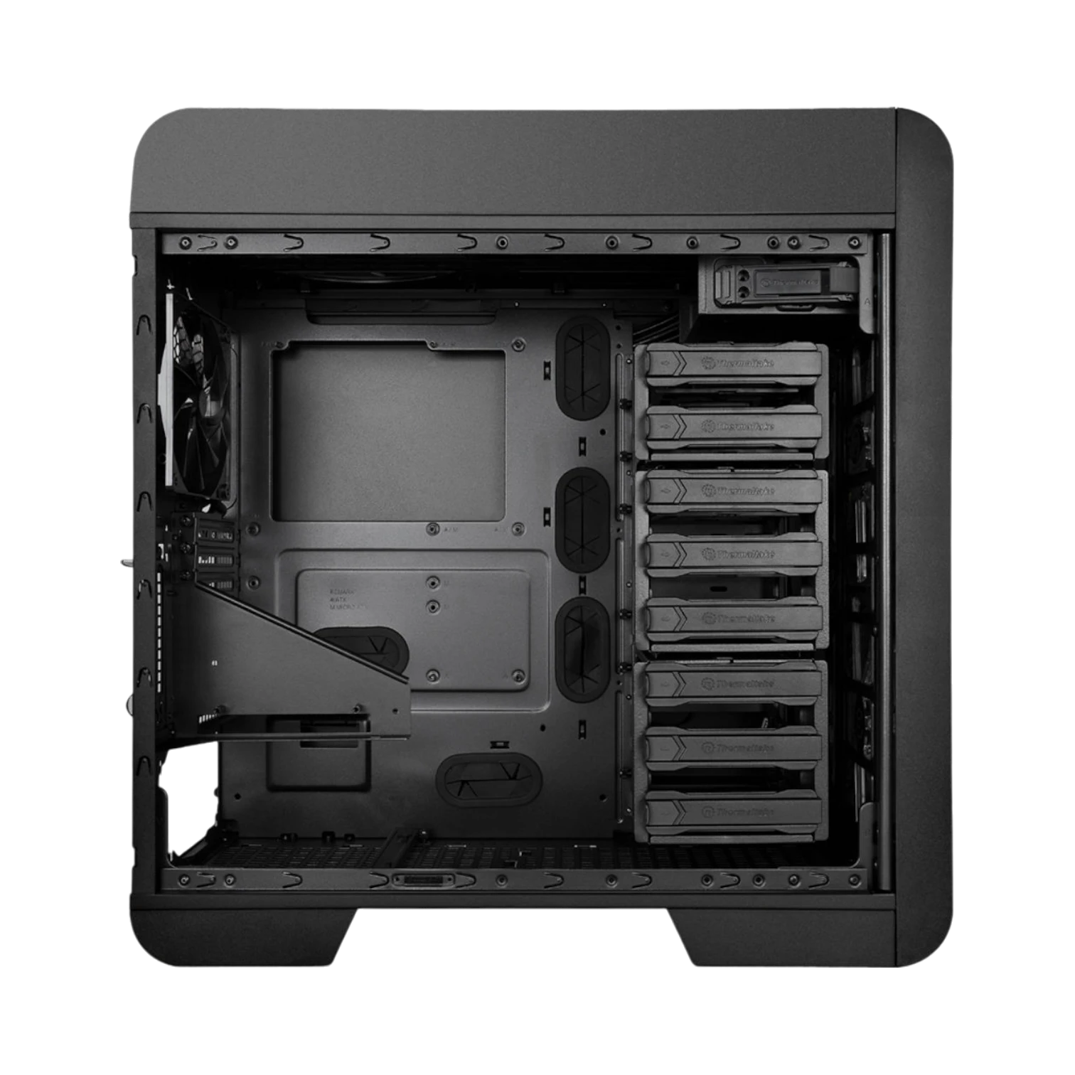 Thermaltake Core V71 Tempered Glass Full-Tower Chassis (Black) — Being Shipped