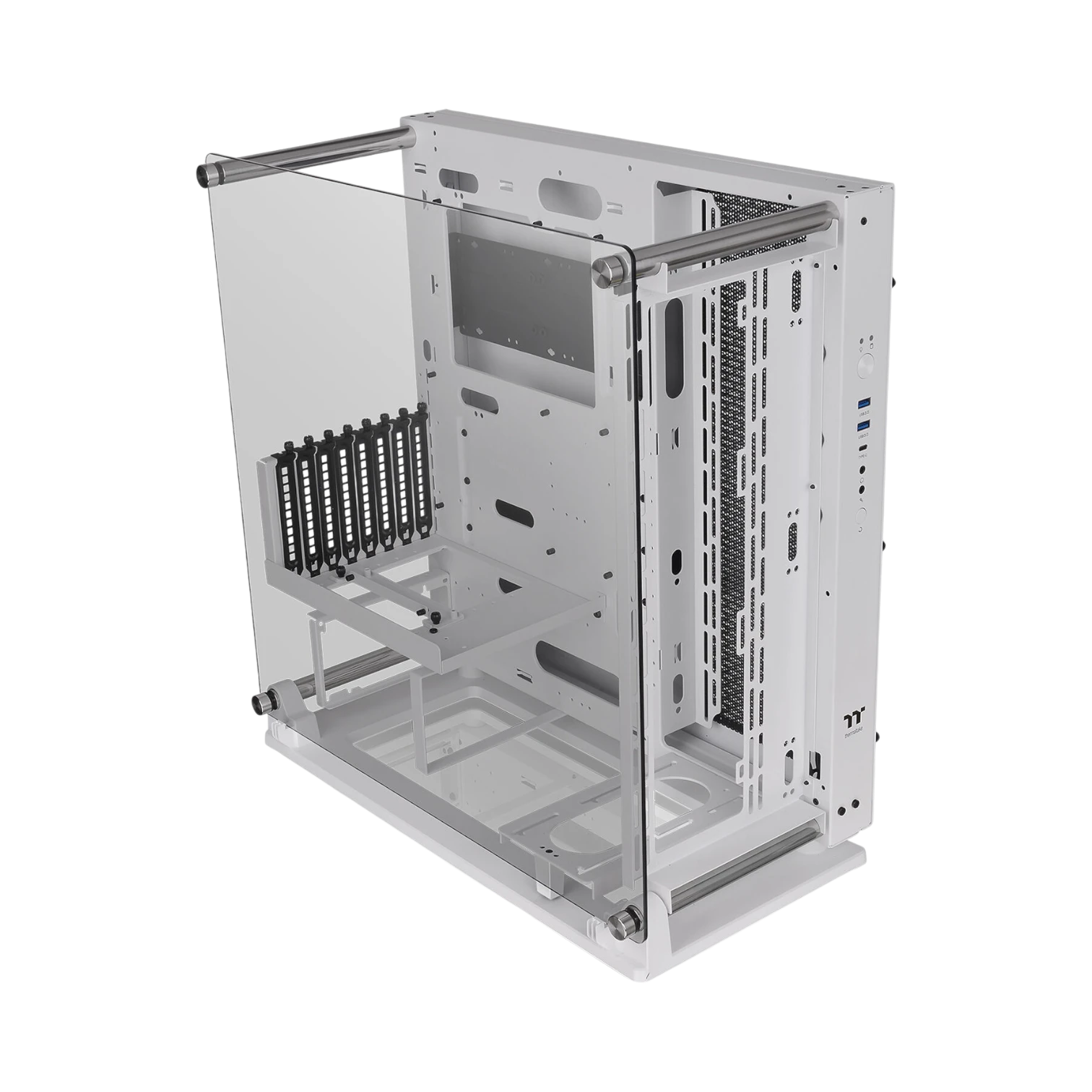 Thermaltake Core P3 TG Pro Snow Mid Tower Case (White) — Being Shipped