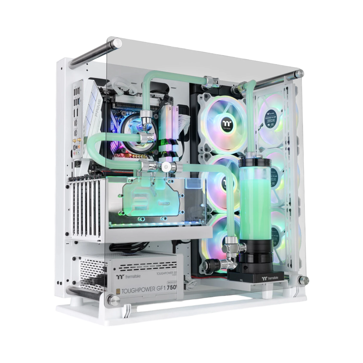 Thermaltake Core P3 TG Pro Snow Mid Tower Case (White) — Being Shipped