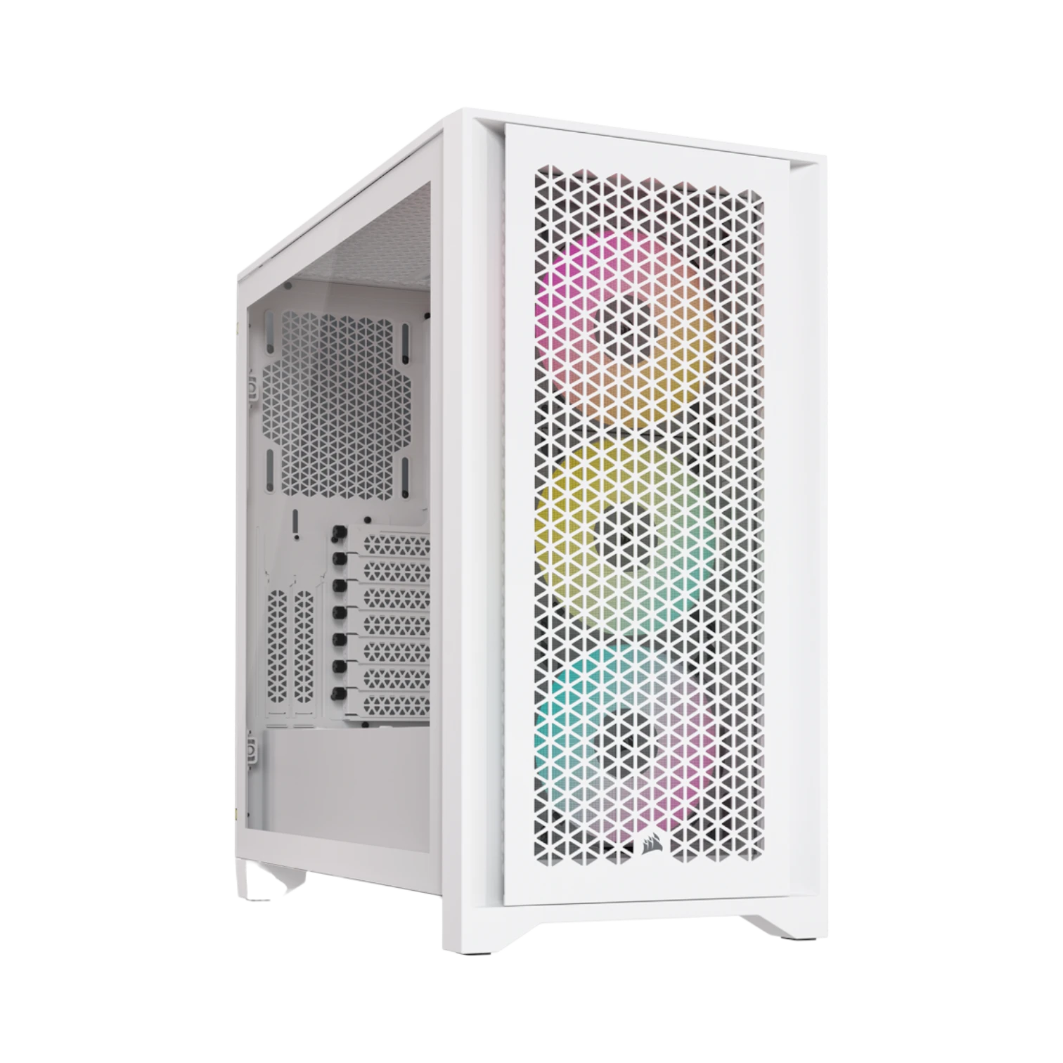 CORSAIR iCUE 4000D RGB Airflow Mid-Tower Case (White) — Being Shipped