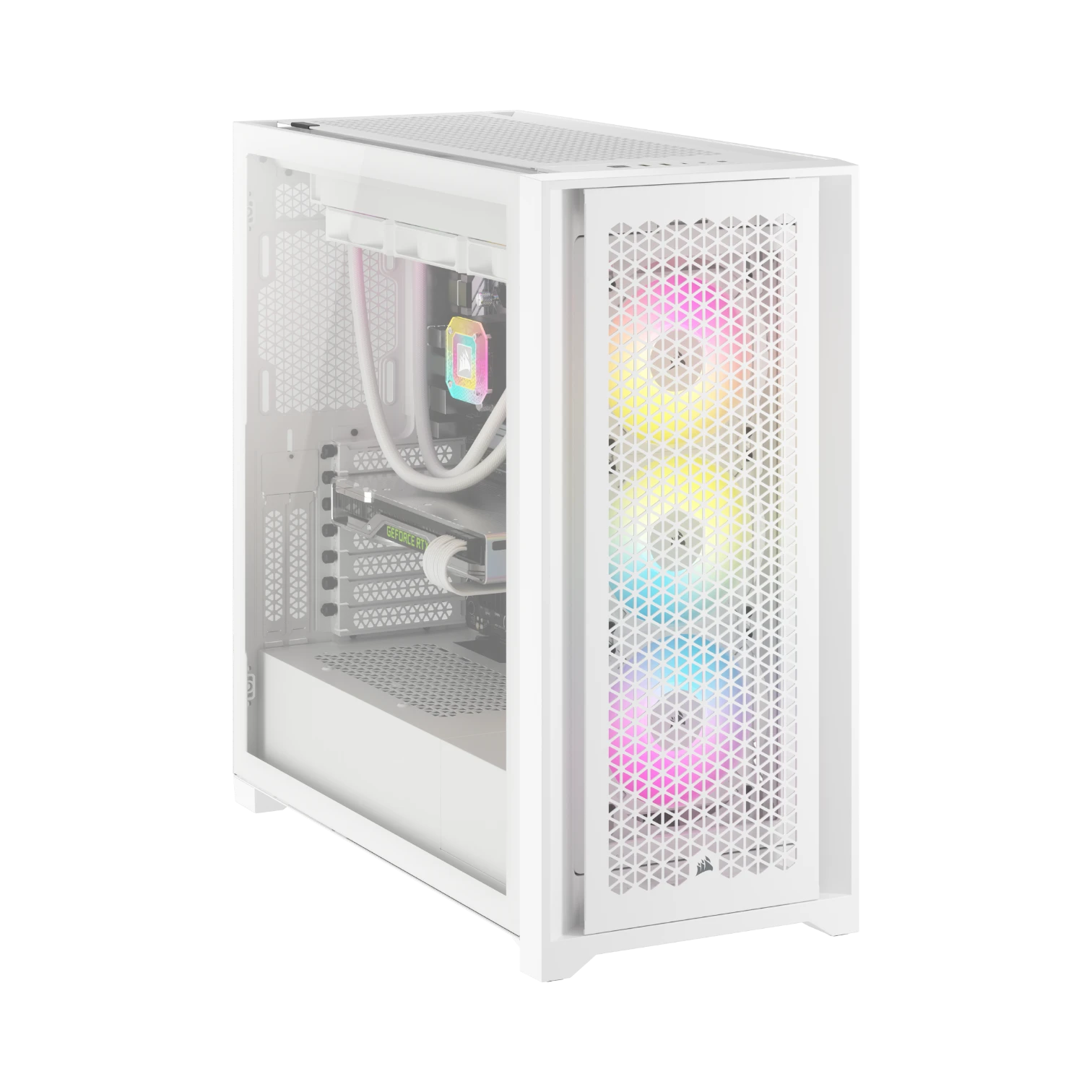 CORSAIR 5000D RGB AIRFLOW Mid-Tower Case (White) — Being Shipped