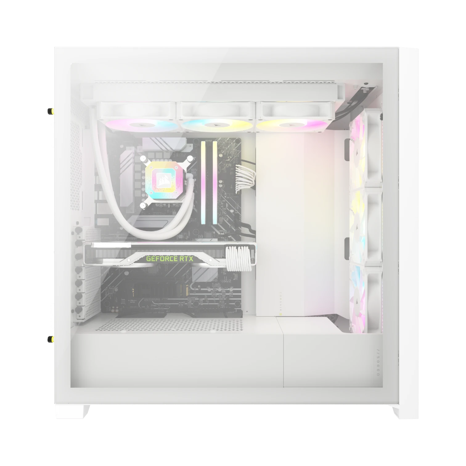 CORSAIR 5000D RGB AIRFLOW Mid-Tower Case (White) — Being Shipped