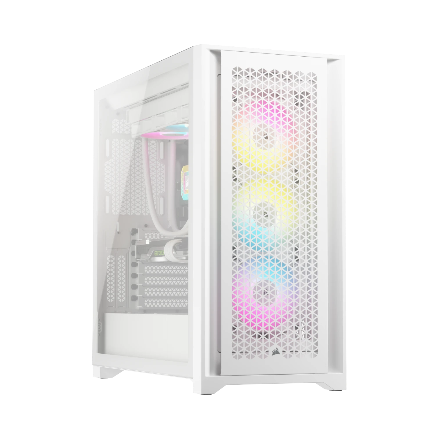 CORSAIR 5000D RGB AIRFLOW Mid-Tower Case (White) — Being Shipped