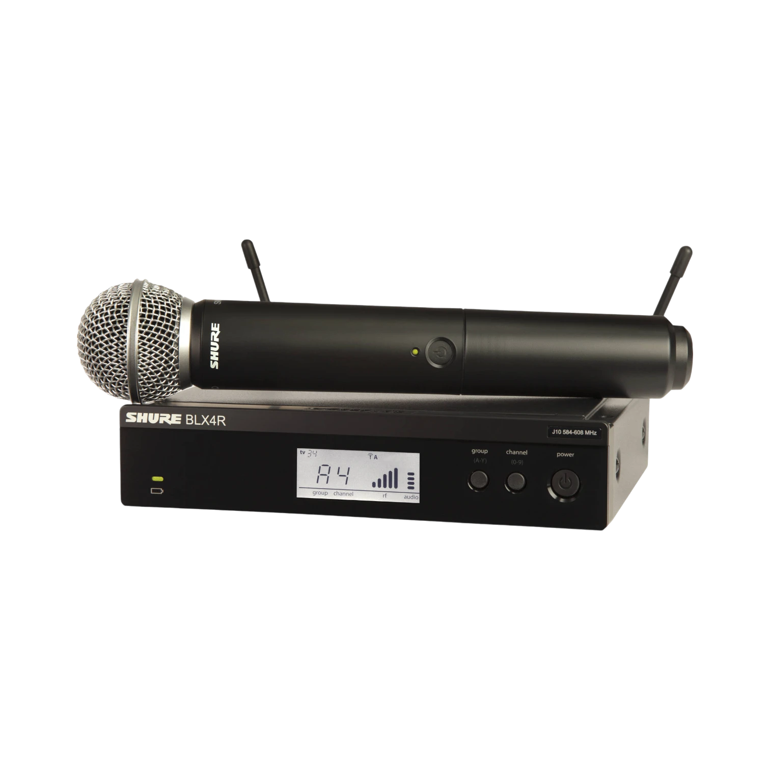 Shure BLX24R/SM58 Rackmount Wireless Handheld Microphone System with SM58 Capsule — Being Shipped