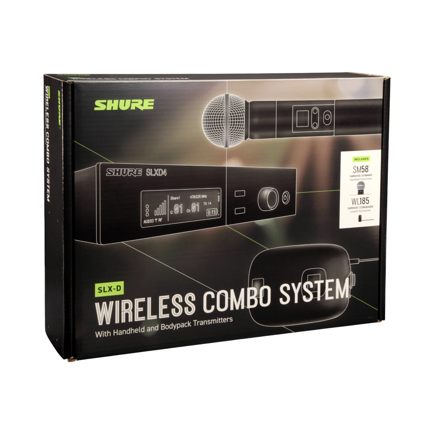 Shure SLXD124/85 Digital Wireless Combo Microphone System — Being Shipped