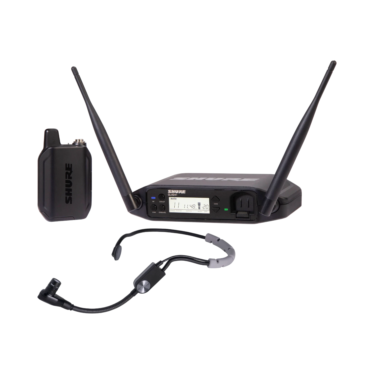 Shure GLXD14+ Dual-Band Wireless Performance Headset System (Z3: 2.4, 5.8 GHz) — Being Shipped