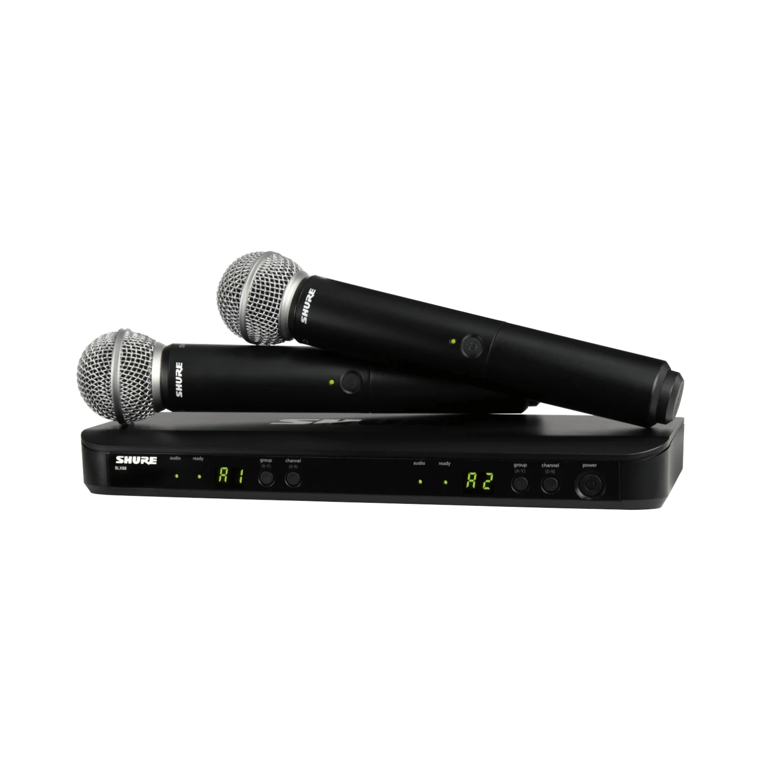 Shure BLX288/SM58 Dual-Channel Wireless Handheld Microphone System with SM58 Capsules — Being Shipped