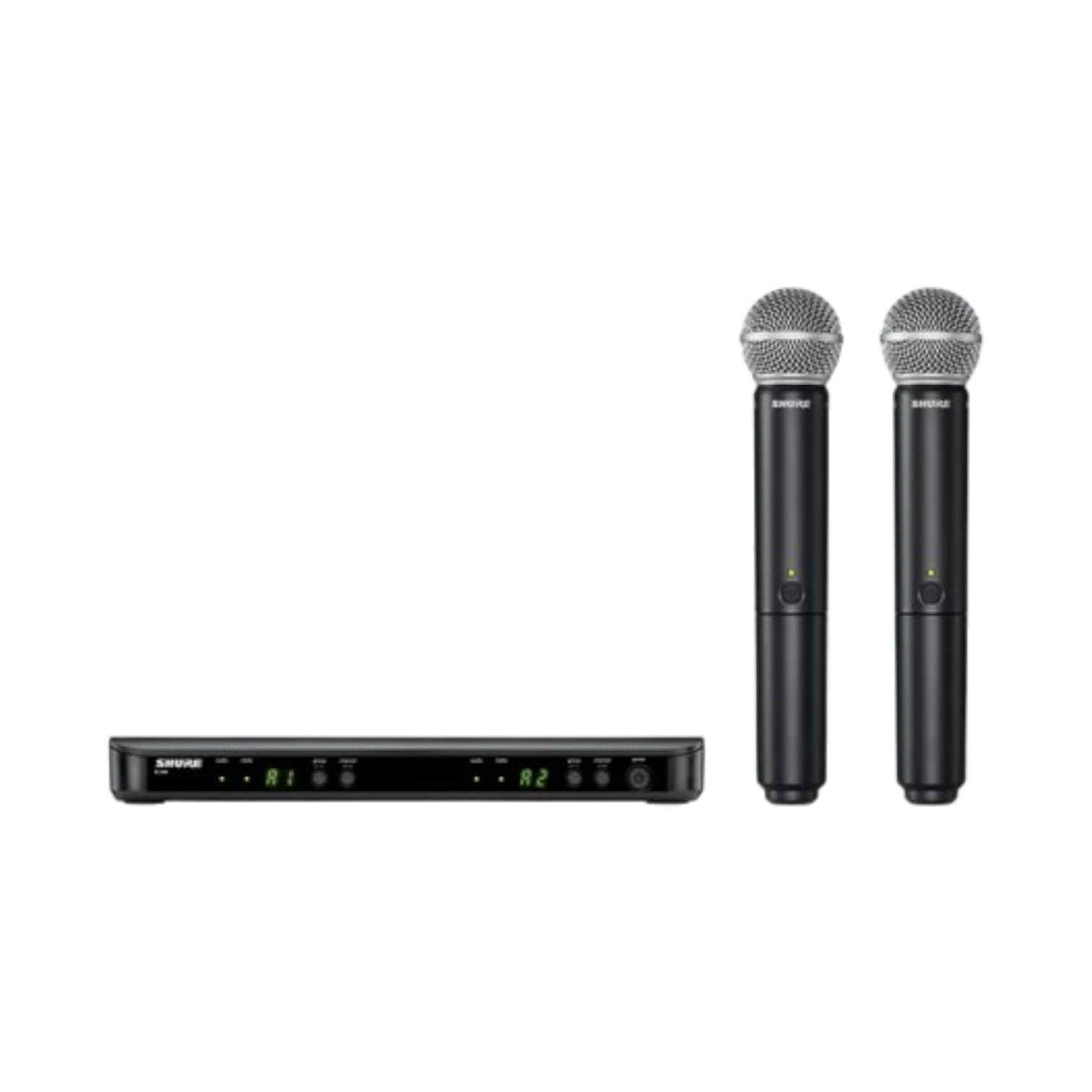 Shure BLX288/SM58 Dual-Channel Wireless Handheld Microphone System with SM58 Capsules — Being Shipped