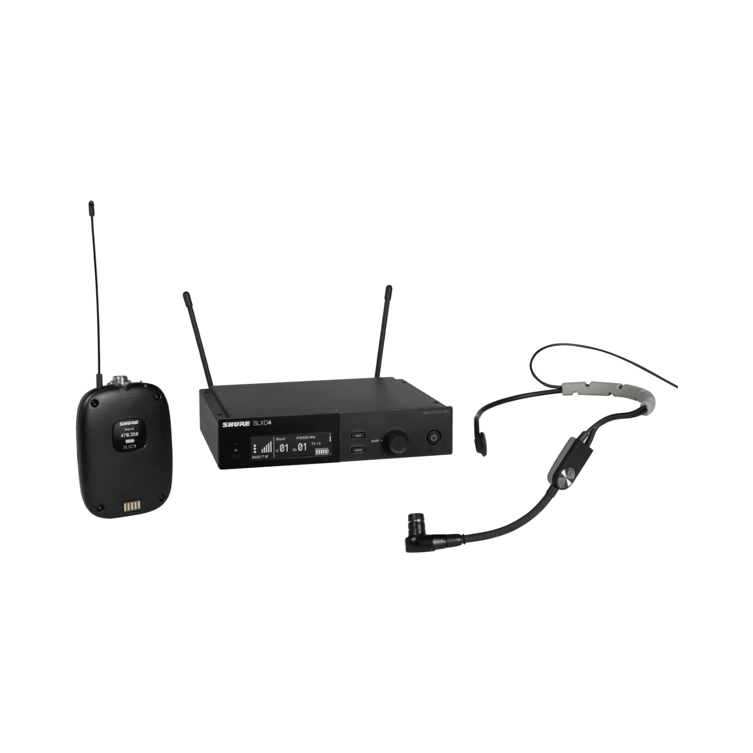 Shure SLXD14/SM35 Digital Wireless Cardioid Performance Headset Microphone System — Being Shipped