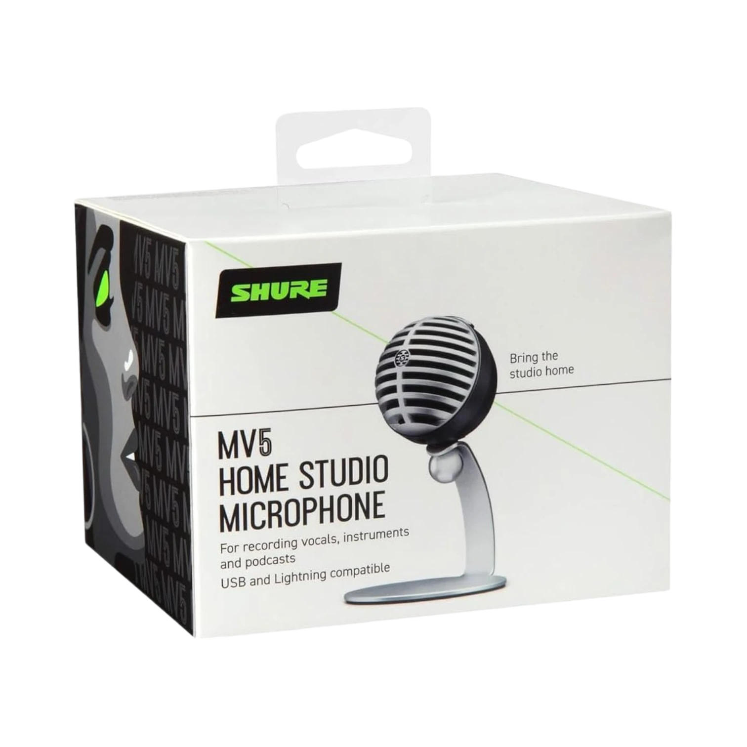 Shure MOTIV MV5 Cardioid USB/Lightning Microphone (Gray/Black Foam) — Being Shipped