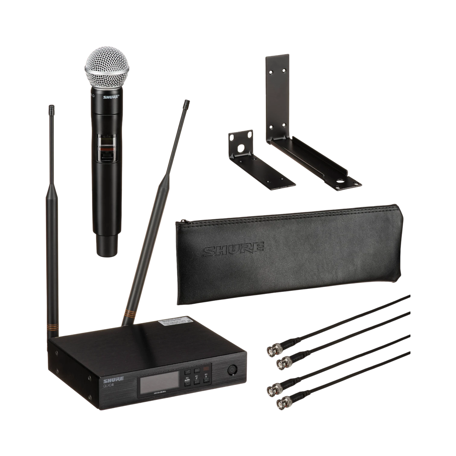 Shure QLXD24/SM58 Digital Wireless Handheld Microphone System with SM58 Capsule — Being Shipped