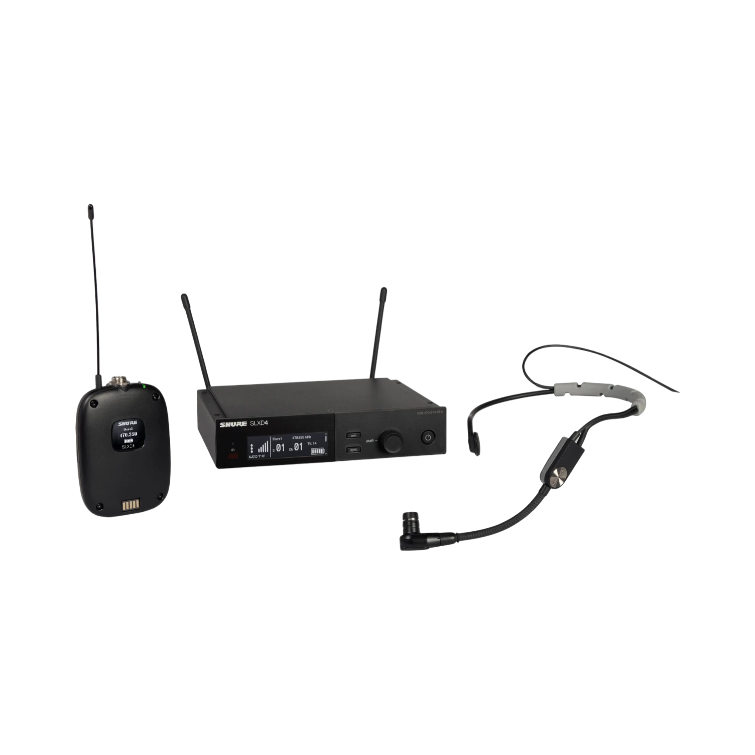 Shure SLXD14/SM35 Digital Wireless Cardioid Performance Headset Microphone System — Being Shipped