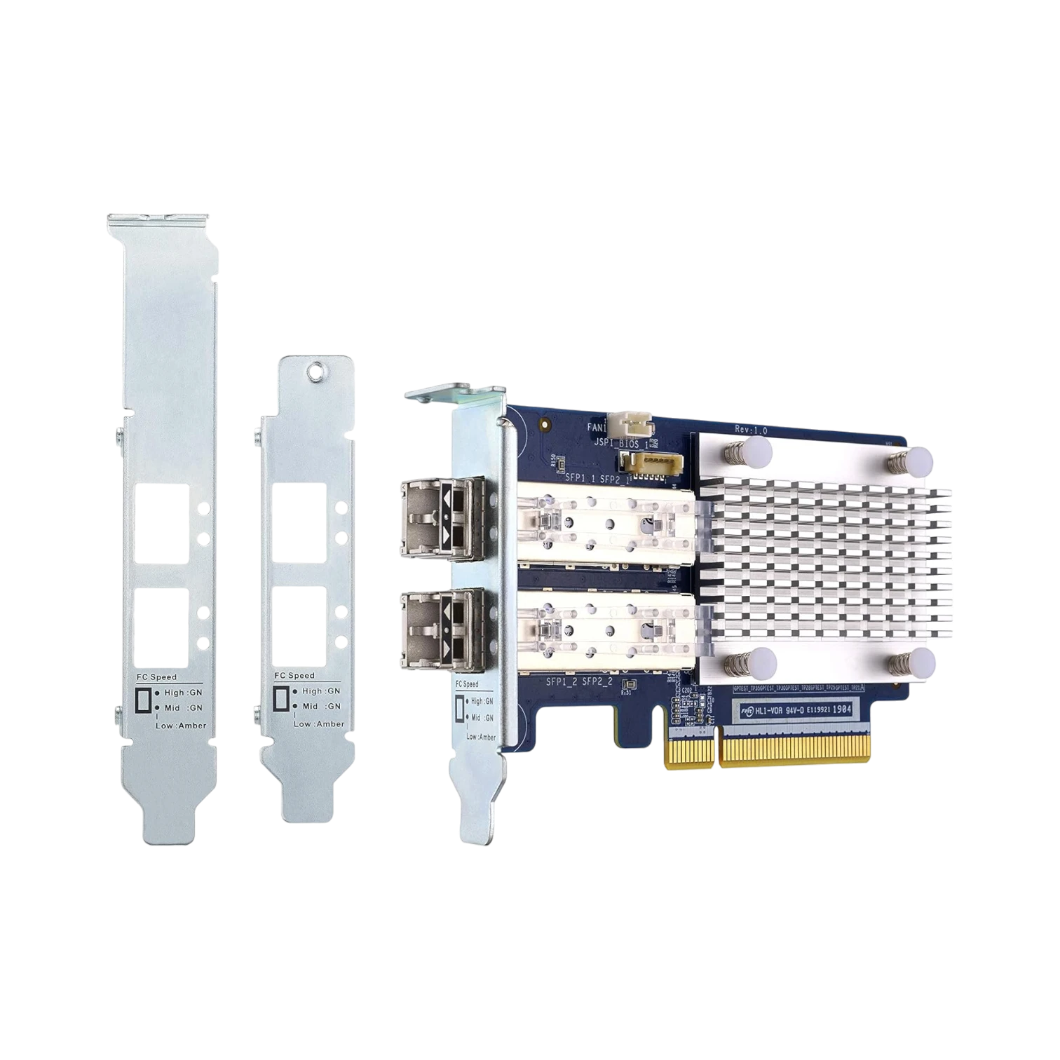 QNAP QXP-16G2FC Dual-Port 16Gb SFP+ Fiber PCIe 3.0 x8 Expansion Card — Being Shipped