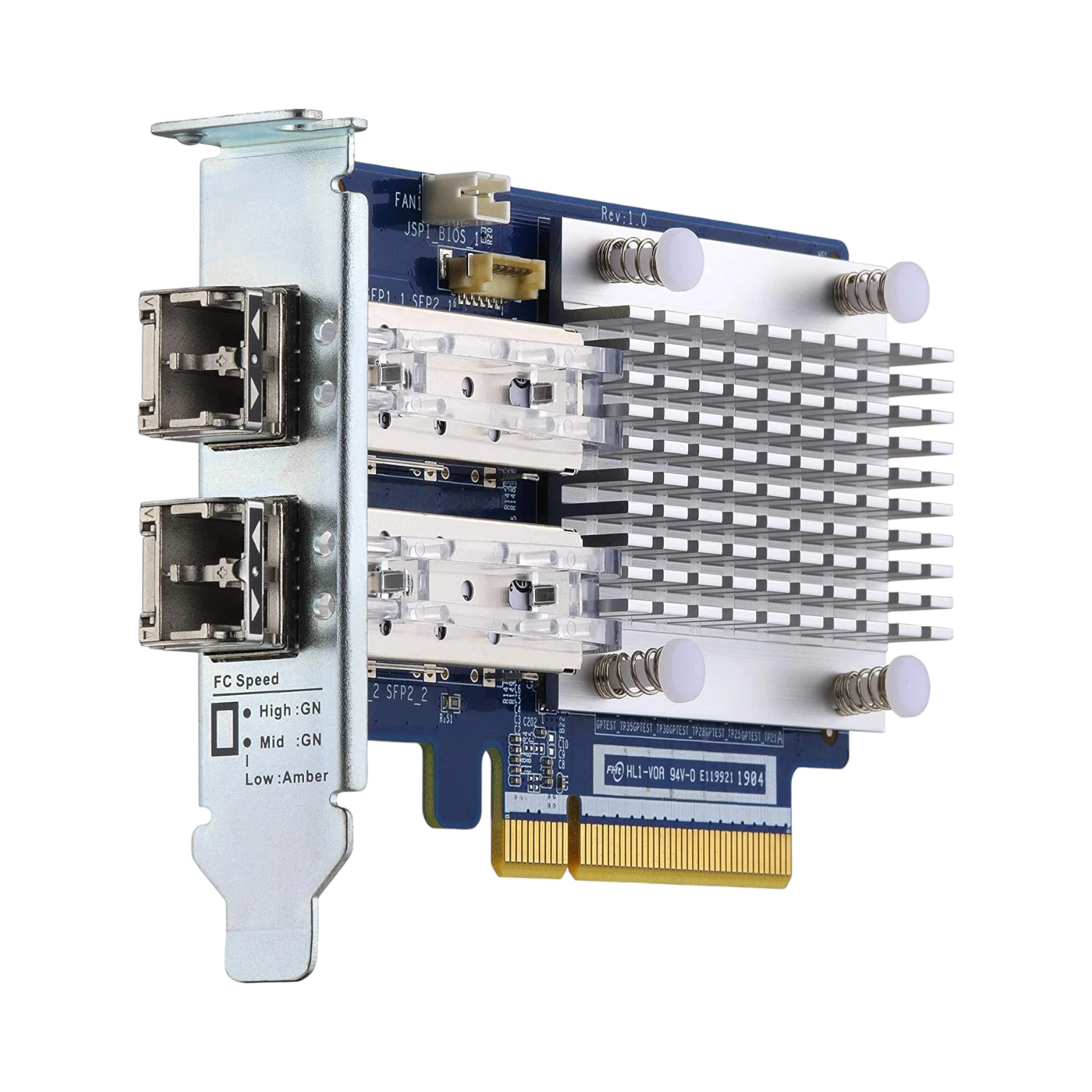 QNAP QXP-16G2FC Dual-Port 16Gb SFP+ Fiber PCIe 3.0 x8 Expansion Card — Being Shipped