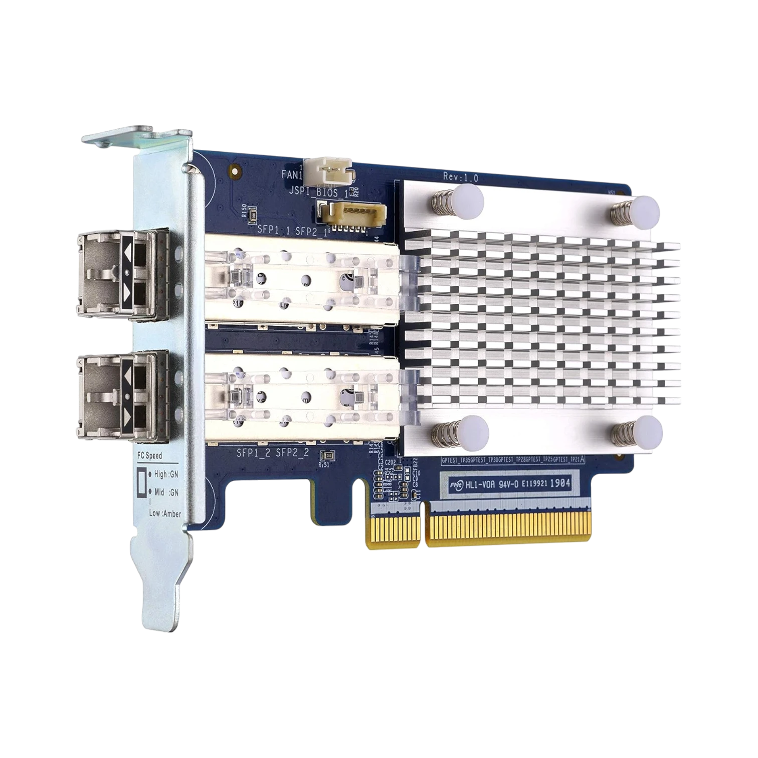 QNAP QXP-16G2FC Dual-Port 16Gb SFP+ Fiber PCIe 3.0 x8 Expansion Card — Being Shipped