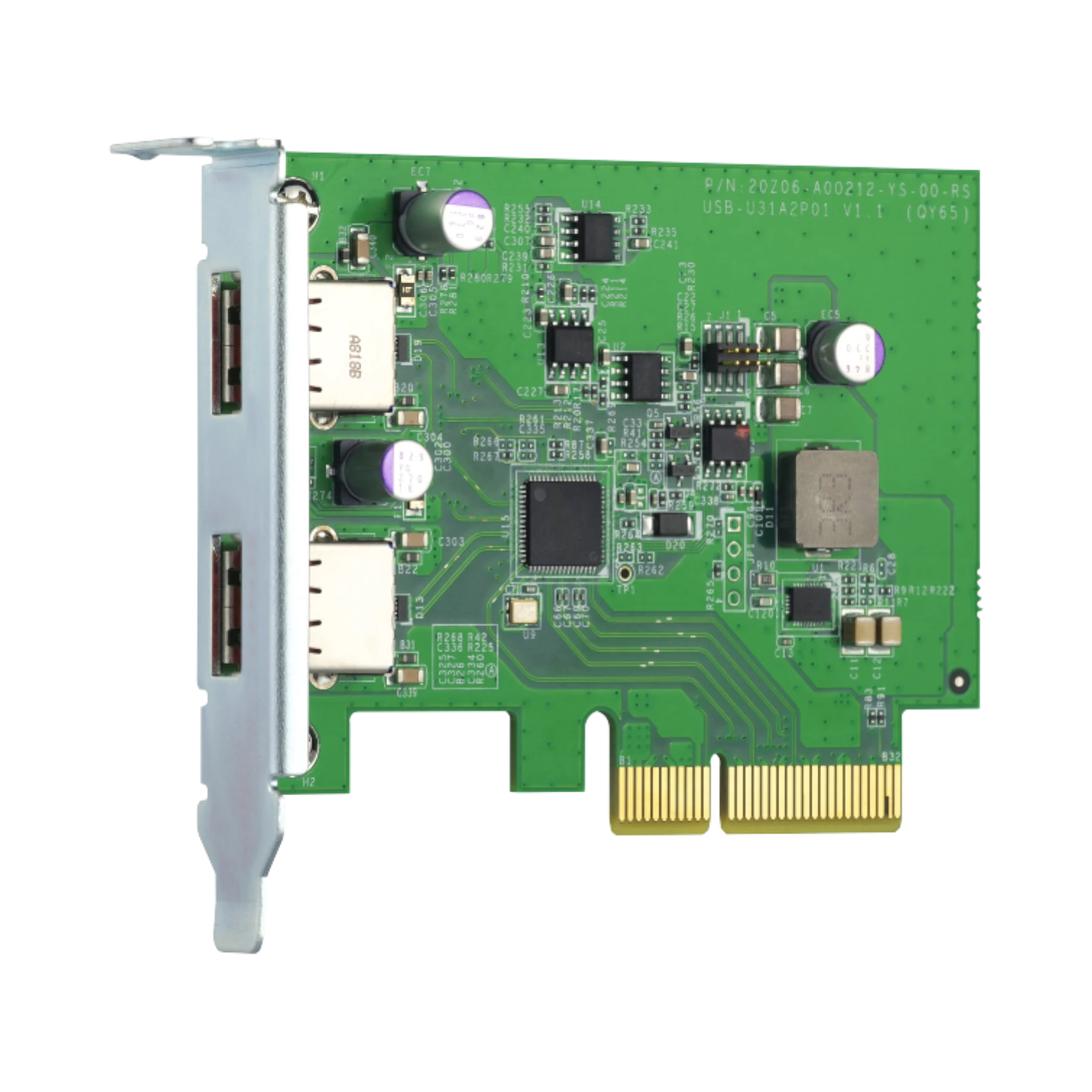 QNAP QXP-10G2U3A 2-Port USB 3.2 Gen 2 Type-A PCIe Card — Being Shipped