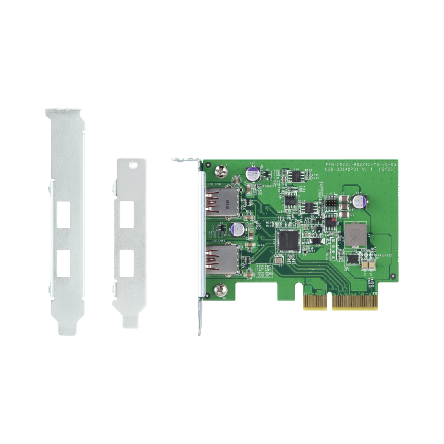 QNAP QXP-10G2U3A 2-Port USB 3.2 Gen 2 Type-A PCIe Card — Being Shipped