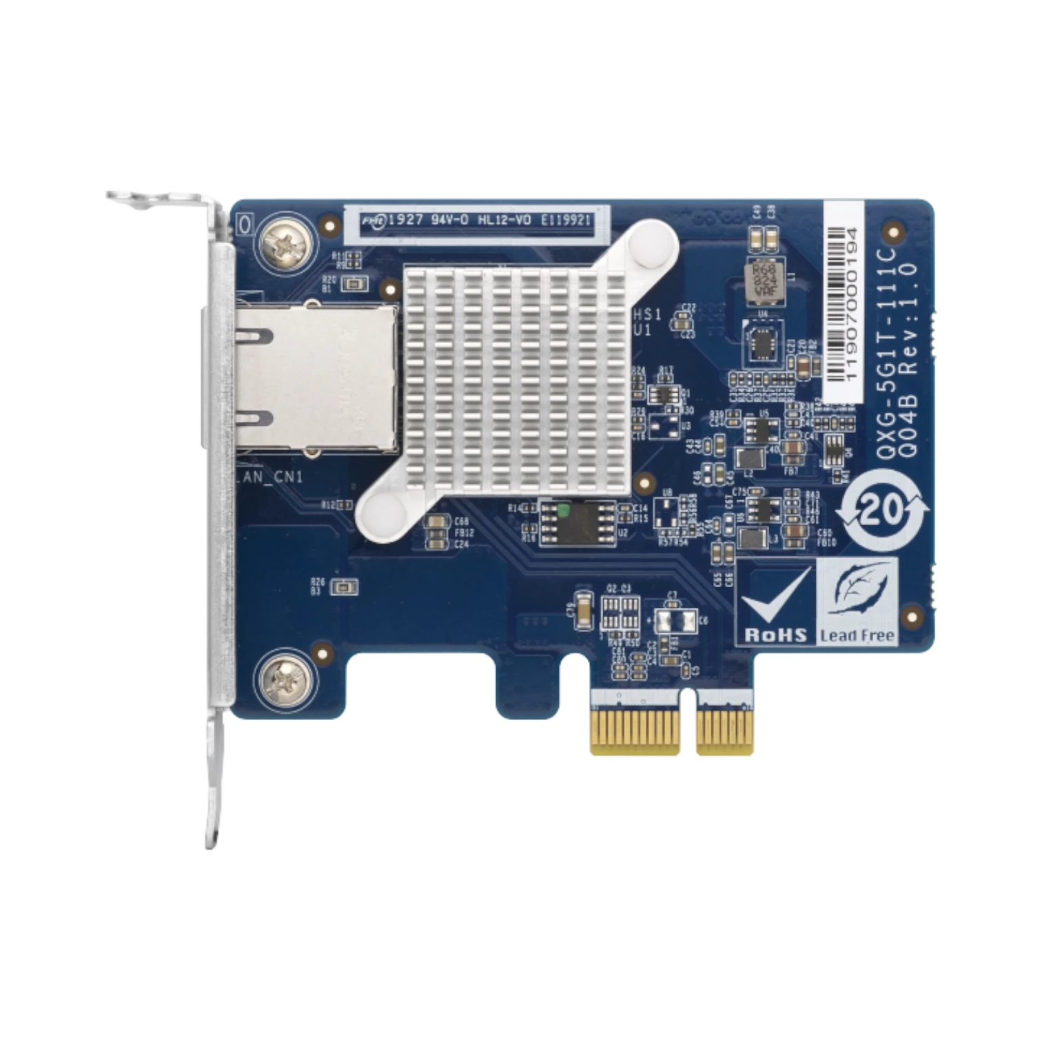 QNAP QXG-5G1T-111C Single-Port 5GbE PCIe Network Expansion Card — Being Shipped