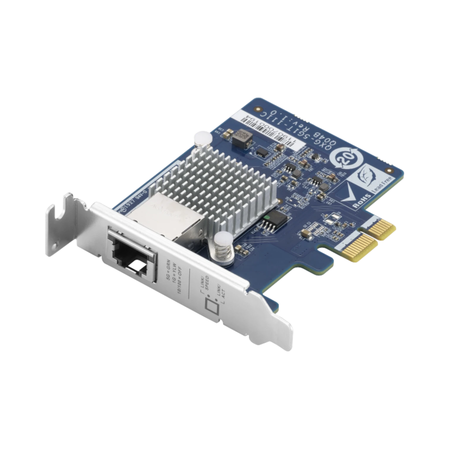 QNAP QXG-5G1T-111C Single-Port 5GbE PCIe Network Expansion Card — Being Shipped