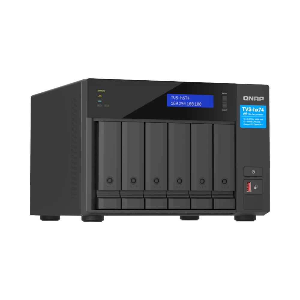 QNAP TVS-h674 6-Bay NAS Enclosure — Being Shipped