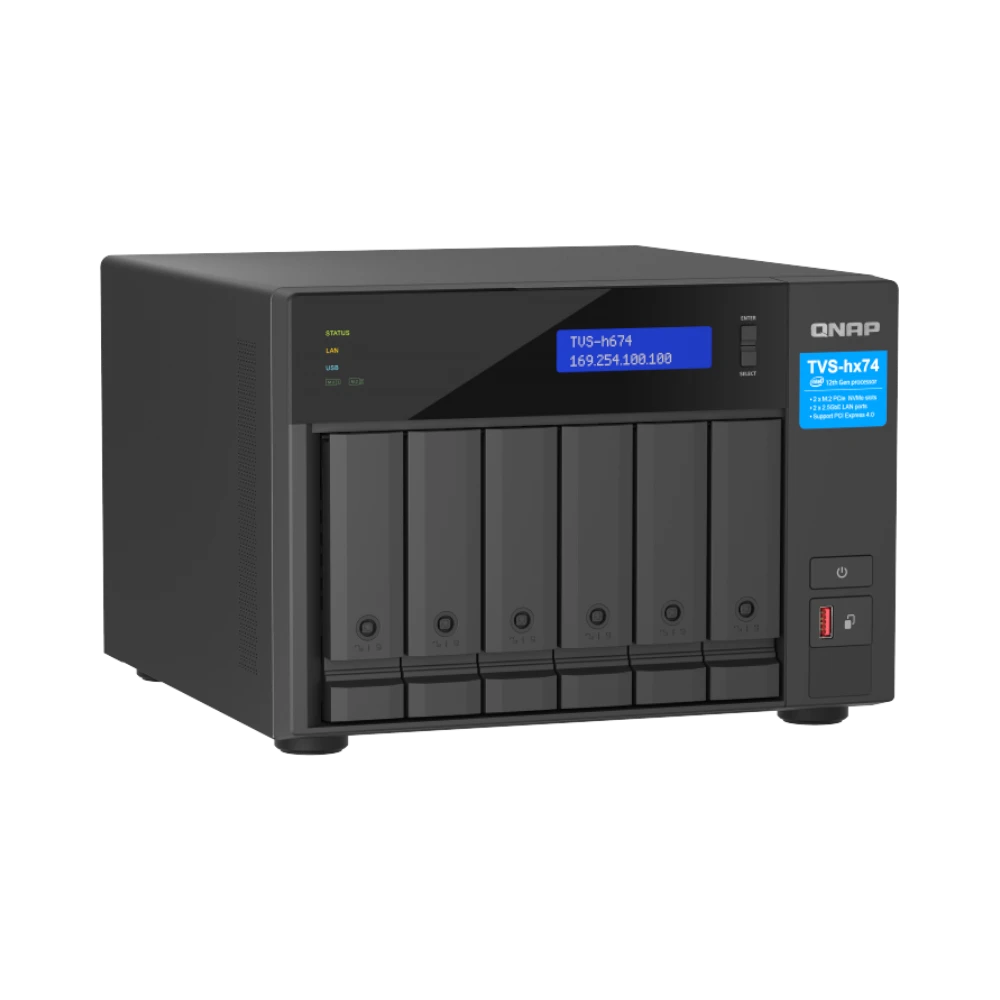 QNAP TVS-h674 6-Bay NAS Enclosure — Being Shipped