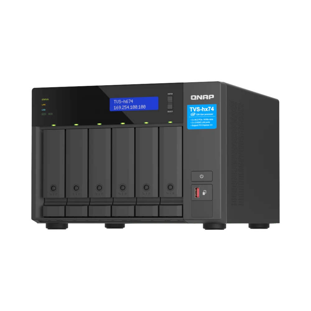 QNAP TVS-h674 6-Bay NAS Enclosure — Being Shipped